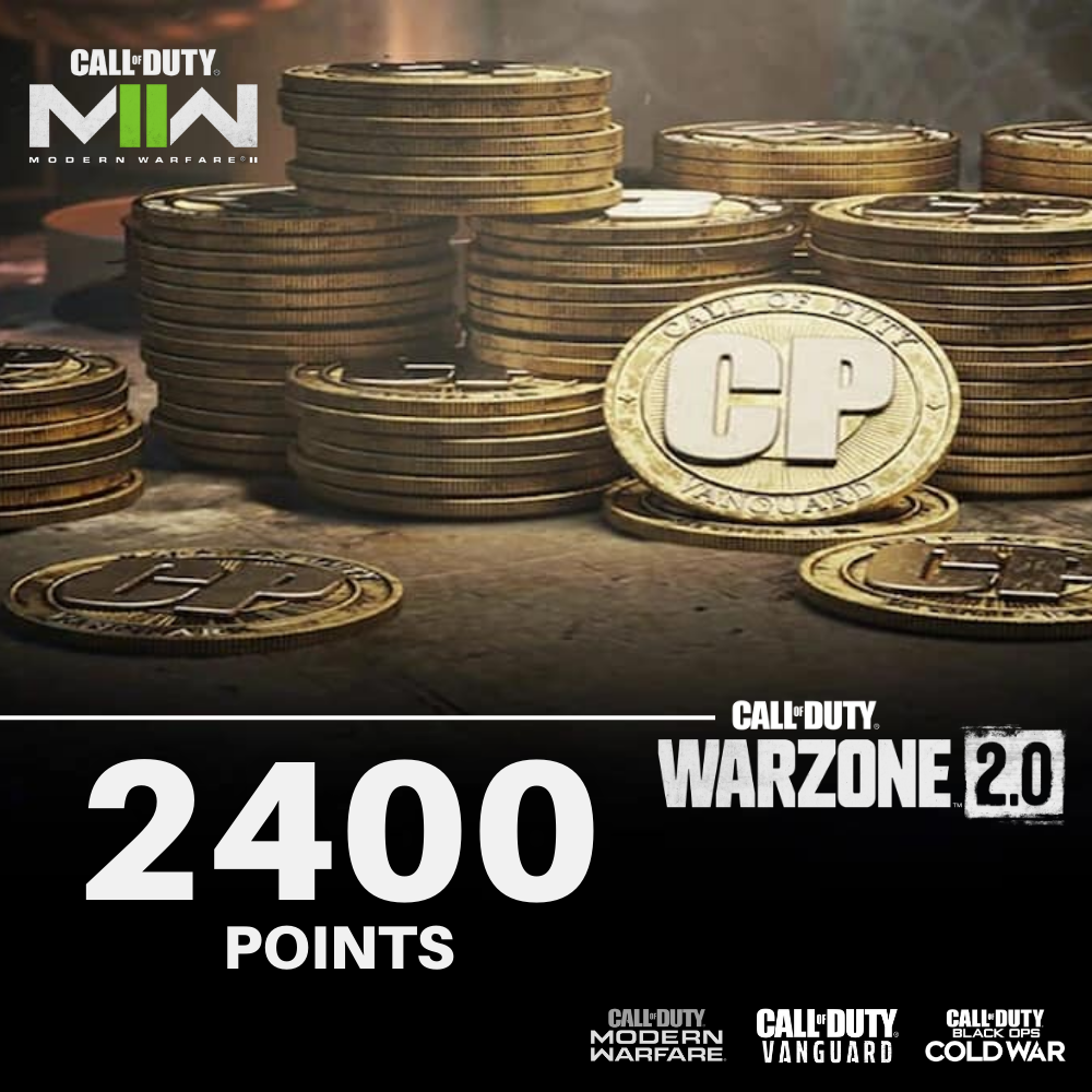 2400 Call Of Duty Points Código Digital Xbox One Xbox Series