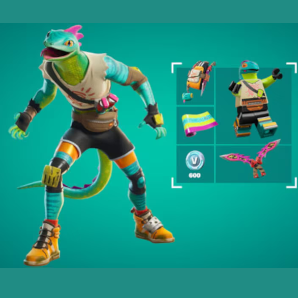 Fortnite -  Sol y Escamas Pack + 600 V-Bucks Código Digital Xbox One Xbox Series