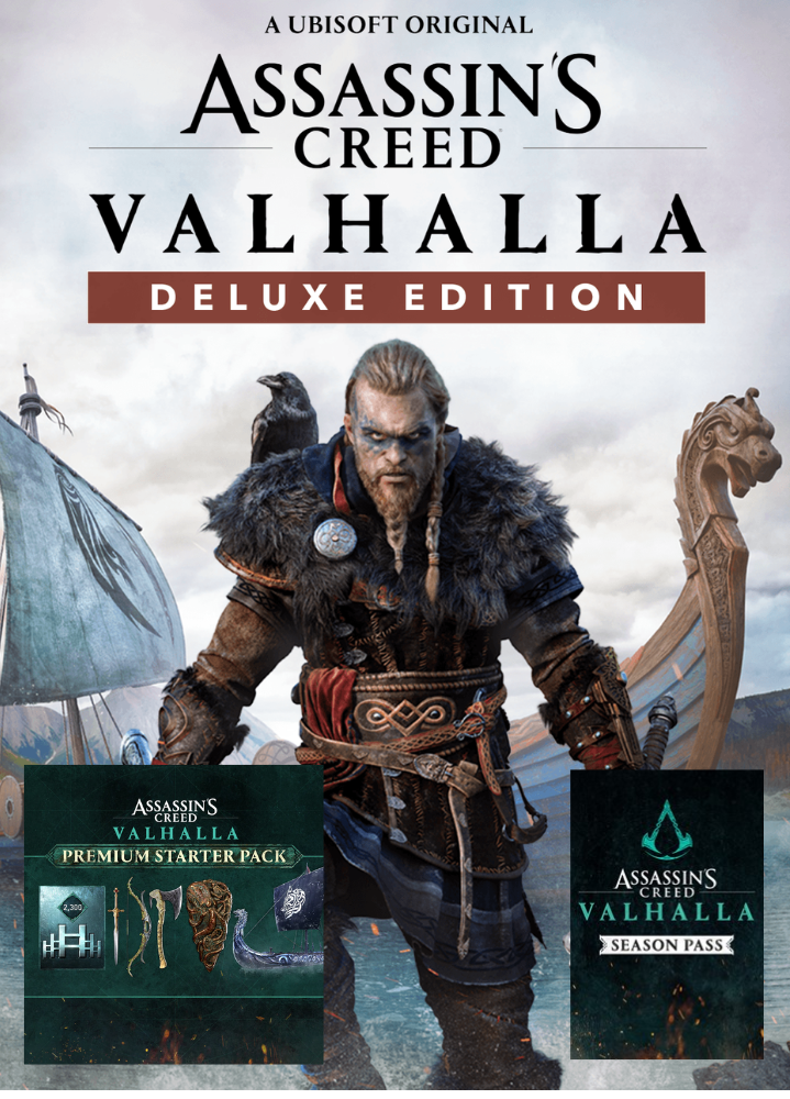 Assassin's Creed: Valhalla + Premium Starter Pack + Season Pass Cuenta Compartida Xbox One Xbox Series