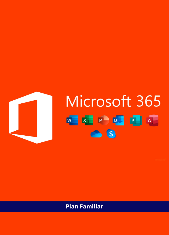 Microsoft Office 365 - 3 Dispositivos Plan Familiar Windows iOS Mac y Android