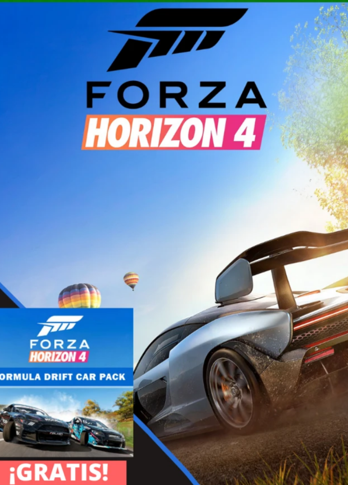 Forza Horizon 4 + Paquete De Autos Fórmula Drift Compemento Cuenta Compartida Xbox One Xbox Series