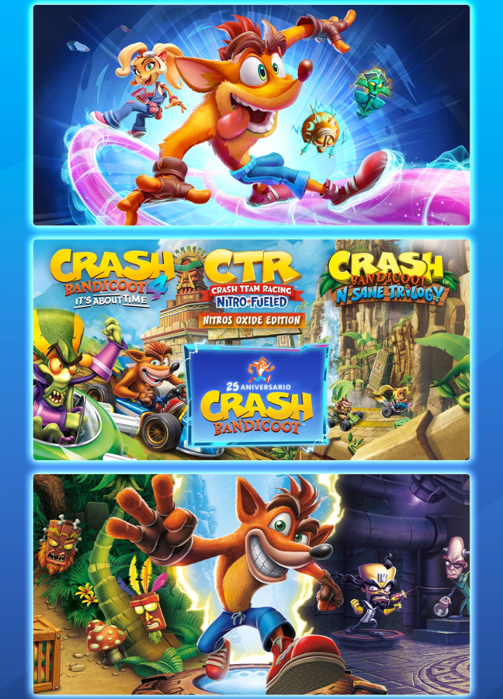 Crash Bandicoot - Lote Crashiversary Código Digital Xbox One Xbox Series